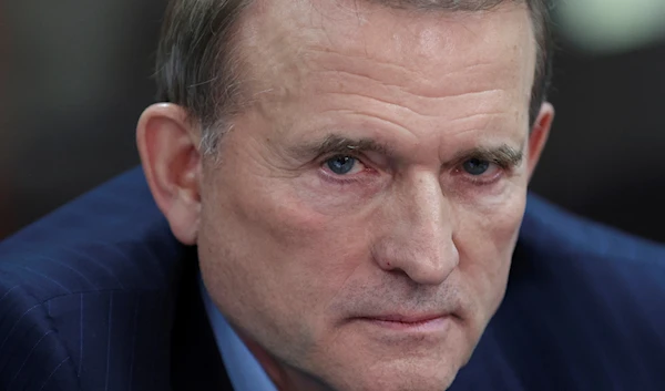 Viktor Medvedchuk, the chairman of the political council of Ukrainian party Opposition Platform — For Life