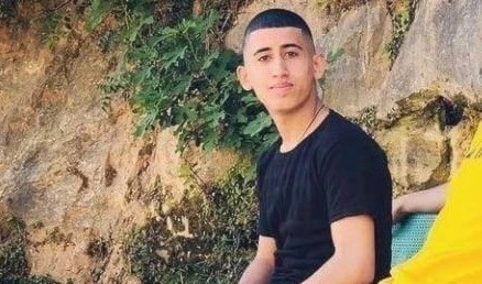 Qusai Hamamra was martyred when occupation soldiers opened fire on him in the town of Husan