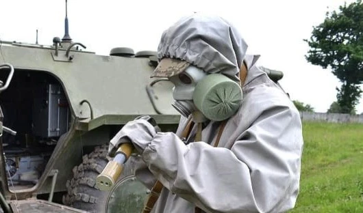 Russia warned that Ukraine was developing biological weapons in laboratories run in cooperation with the United States.