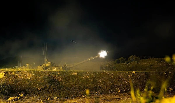 During the Israeli occupation's shelling of South Lebanon