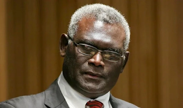 Solomon Islands Prime Minister  Manasseh Sogavare (AP)