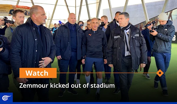 Zemmour kicked out of stadium