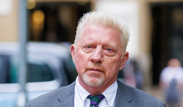 Boris Becker arrives at court on Friday (The Telegraph)