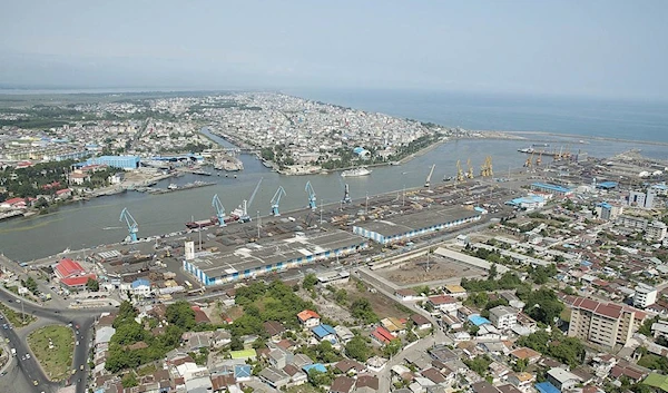 Iran's Anzali Port on the caspian sea, one of the important knots for trade with Russia