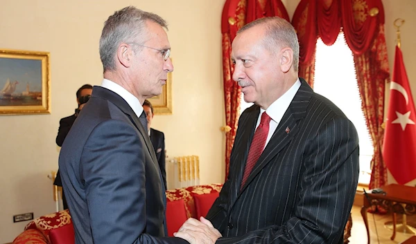 NATO Secretary-General Jens Stoltenberg and Turkish President Recep Tayyip Erdogan