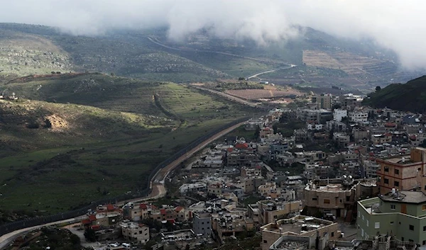 A general view shows the town of Majdal Shams near the ceasefire line between the Israeli occupation and Syria in the Israeli-occupied Golan Heights, March 25, 2019 (REUTERS)