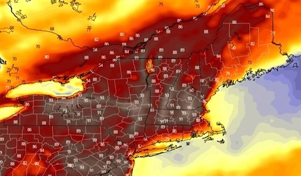 US heatwave hits historical high temperatures.