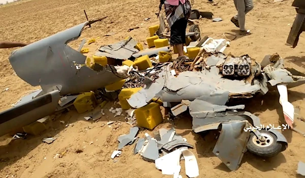 Yemeni military media reveal footage of downed Saudi spy drone