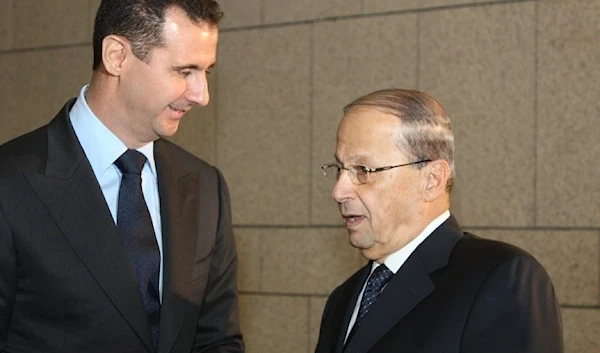 Syrian President Bashar Al-Assad and his Lebanese President (Archive)