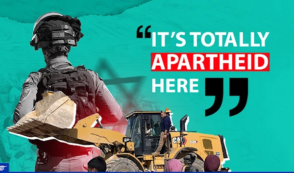 "It’s totally apartheid here"