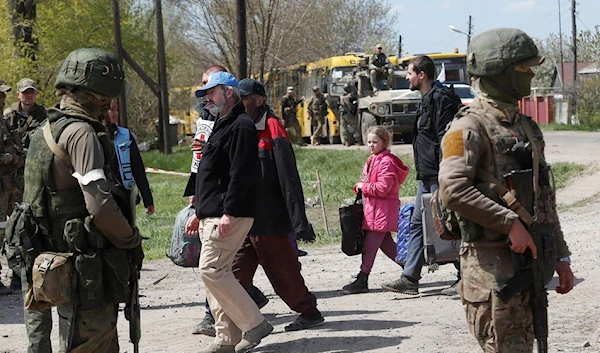 Evacuation of civilians from Mariupol (REUTERS)