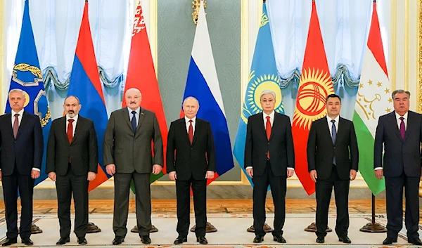 Leaders of CSTO member states in the Kremlin, May 16, 2022