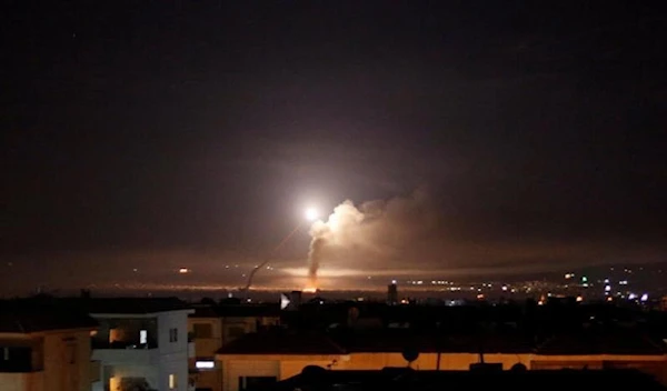 Syrian air defenses confront Israeli aggression south of Damascus