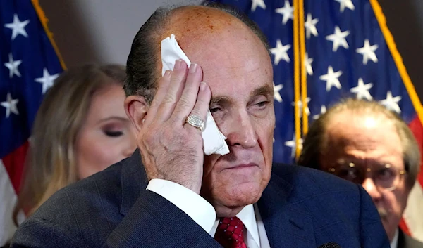 Former New York mayor and Trump lawyer Rudy Giuliani