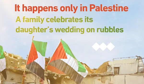 Palestine: A family celebrates its daughter’s wedding on rubbles