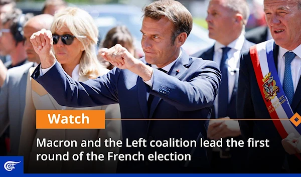 Macron and the Left coalition lead the first round of the French election