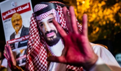 Image of MBS being whitewashed ahead of Biden visit