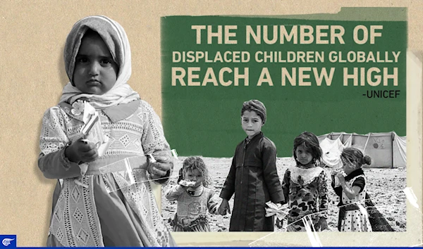 The number of displaced children globally reach a new high