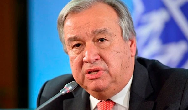 UN Secretary General Antonio Guterres