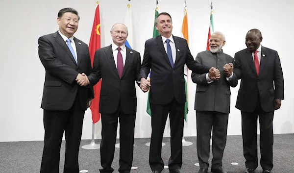 The leaders of the BRICS countries