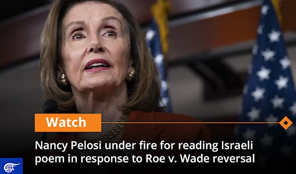 Pelosi under fire for reading Israeli poem in response to Roe v. Wade reversal