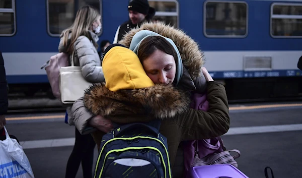 Ukrainian refugees in Budapest, Hungary