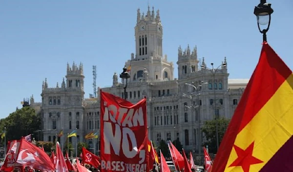 Thousands protest in Madrid against NATO summit.