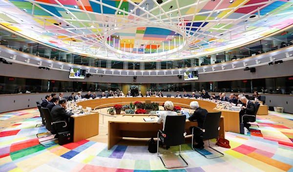 The European Council in session in Brussels, Belgium