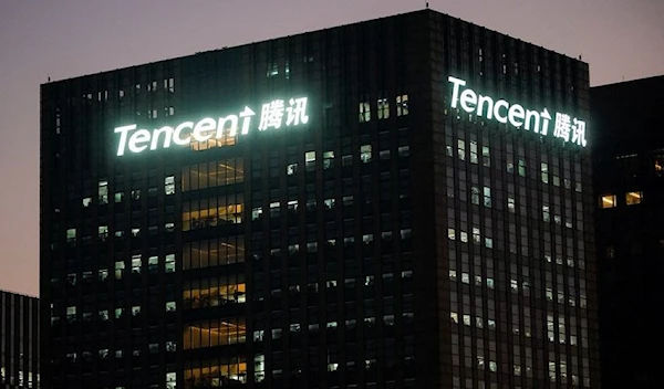 The logo of Tencent is seen at Tencent office in Shanghai (REUTERS)