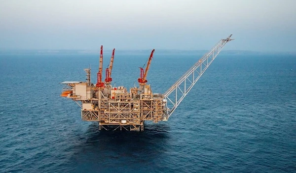 The Leviathan natural gas platform off the shore of "Israel". (Albatross)