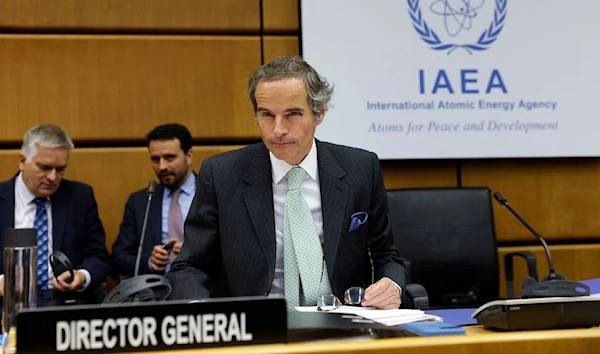 IAEA Director-General Rafael Grossi attends an IAEA board of governors meeting in Vienna, Austria, June 6, 2022 (Reuters)