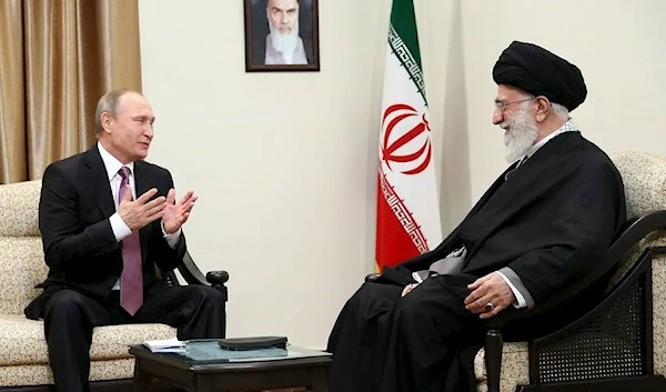 Russia's President Vladimir Putin met Iran's supreme leader, Ayatollah Ali Khamenei, in Tehran in 2015.