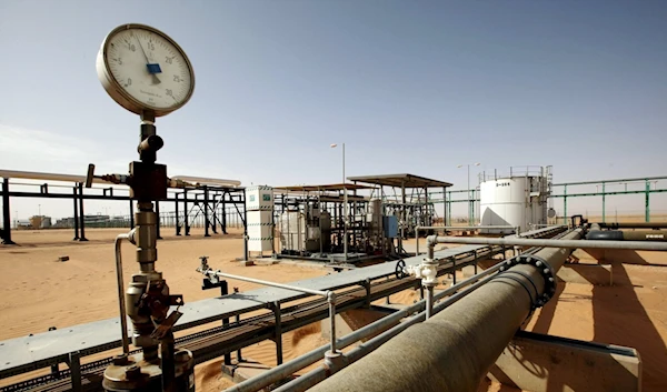 A general view of the El Sharara oilfield, Libya