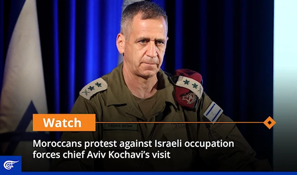 Moroccans protest against Israeli Kochavi’s visit