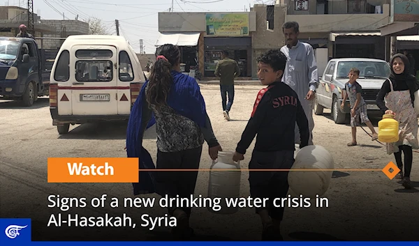 Signs of a new drinking water crisis in Al-Hasakah, Syria