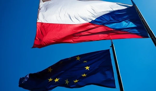 Czechia and EU flags