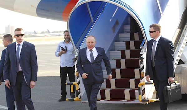 Russian President Vladimir Putin touches down in Iran on July 19, 2022