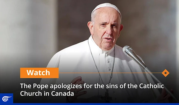 The Pope apologizes for the sins of the Catholic Church in Canada