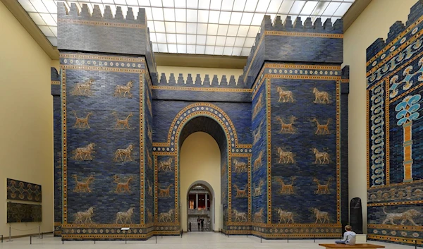 Ishtar Gate, Berlin Museum, The 8th gate of Babylon, 575 BC by King Nebuchadnezzar II on the north side