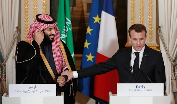 Saudi Arabia's Crown Prince Mohammed bin Salman will meet President Macron in Paris | Yoan Valat/AFP via Getty Iamges