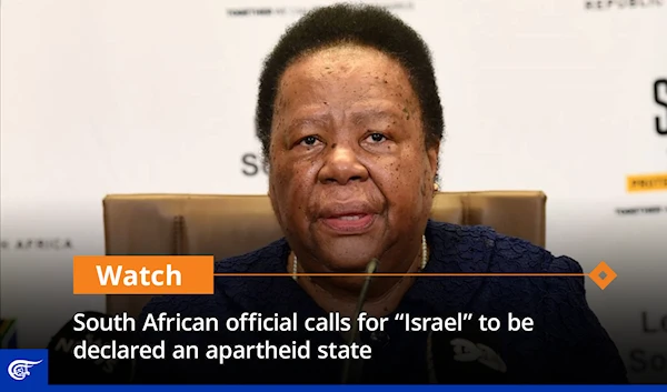 South African official calls for “Israel” to be declared an apartheid state