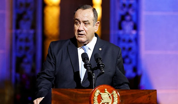 Guatemalan President Alejandro Giammattei