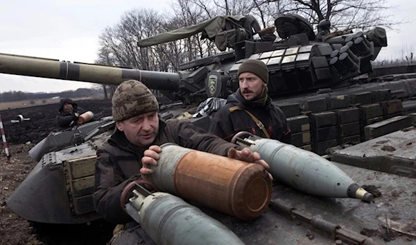 Ukrainian soldiers stationed in Donetsk, Donetsk People's Republic (The New York Times)