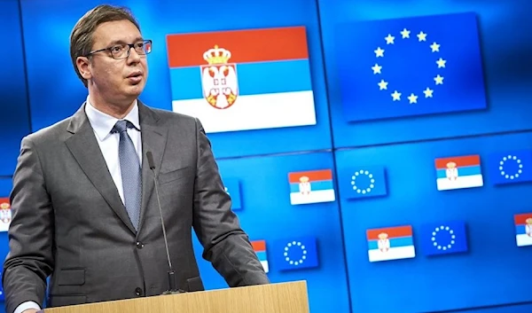 Serbian President Alexandar Vucic (Archive)