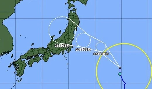 Thousands ordered to evacuate in Japan as Typhoon Meari approaches