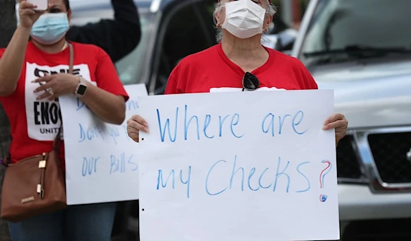 Protesters in New Jersey for unemployment (Getty Images)