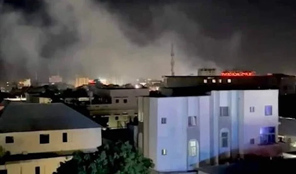 The Hayat Hotel in Mogadishu, Somalia, under attack by Al-Shabab