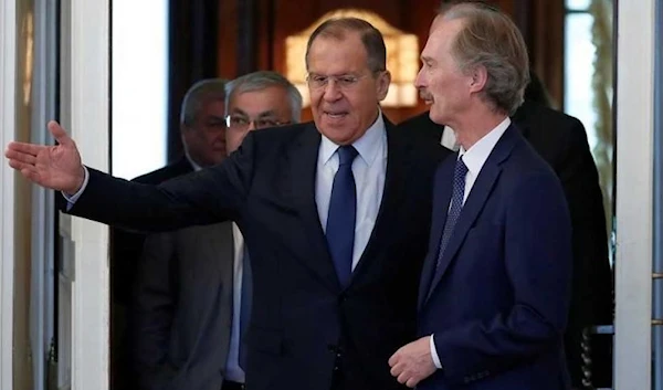 Russian Foreign minister held talks with UN special envoy for Syria