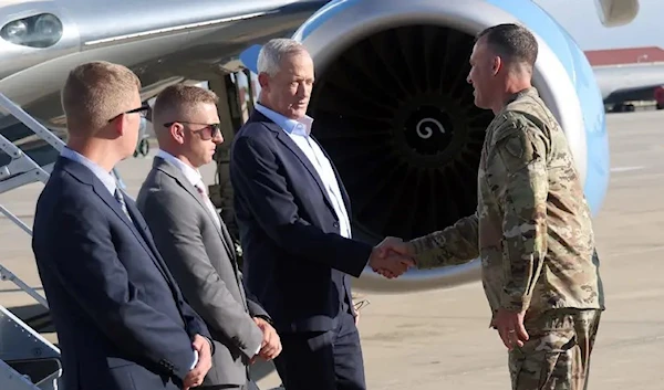 Defense Minister Benny Gantz meets with CENTCOM commander General Michael Kurilla during a meeting at CENTCOM headquarters in Florida, August 26, 2022 (credit: John Onuoha/CENTCOM)