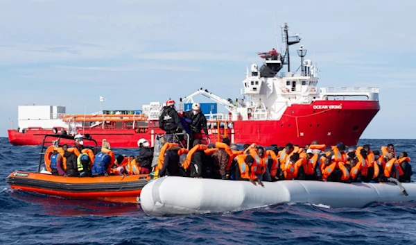 Ocean Viking crew rescue migrants at sea (SOS Mediterranee)